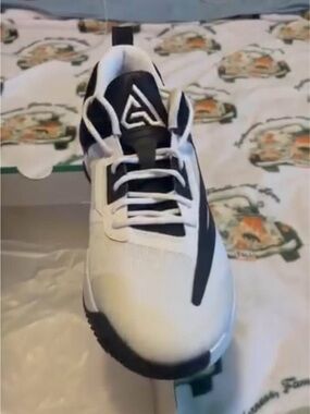 Giannis Antetokoumnpo White & Black Athletic Shoe - Modern Performance Sneaker